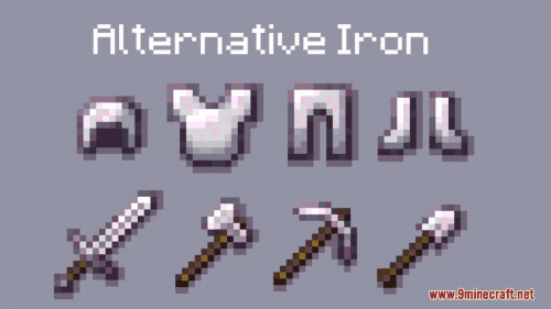 Alternative Iron Resource Pack (1.20.6, 1.20.1) – Texture Pack Thumbnail