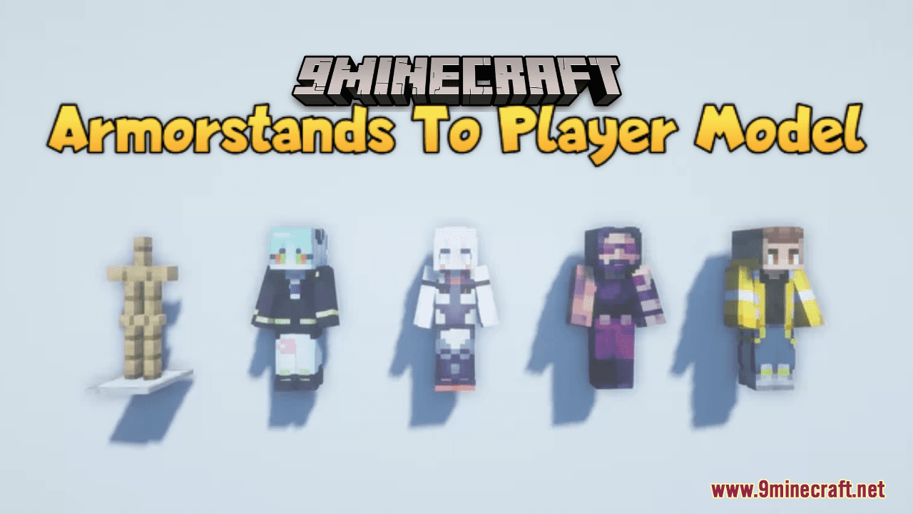 Armorstands To Player Model Resource Pack (1.20.6, 1.20.1) - Texture Pack 1