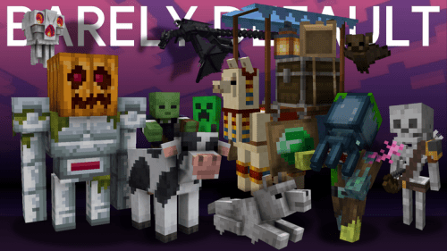 Barely Default Resource Pack (1.21.1, 1.20.1) – Texture Pack Thumbnail