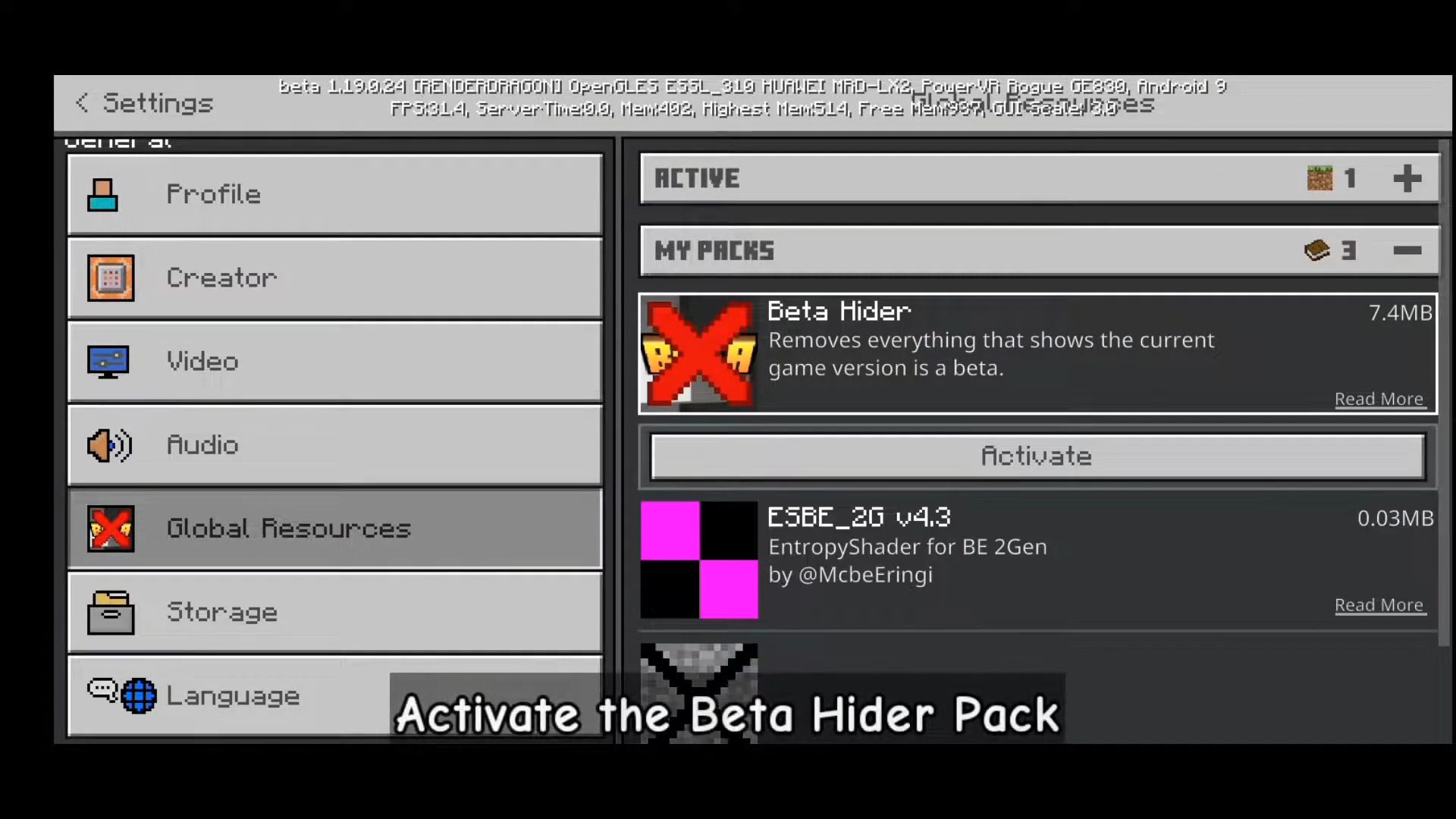 Beta Hider Resource Pack (1.19) - MCPE/Bedrock 7