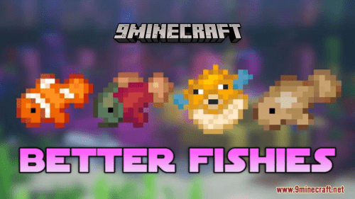 Better Fishies Resource Pack (1.20.6, 1.20.1) – Texture Pack Thumbnail