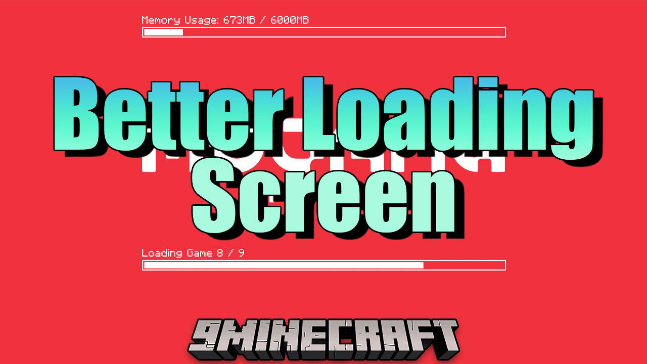 Shedaniel's Better Loading Screen Mod (1.18.2, 1.16.5) - Imitates The Old Forge 1.12.2 Style Loading Screen 1