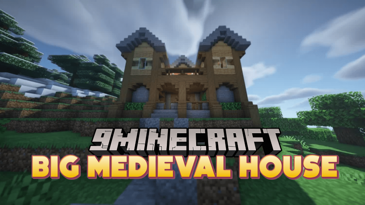 Big Medieval House Map (1.20.6, 1.20.1) - Classic Vibes! 1