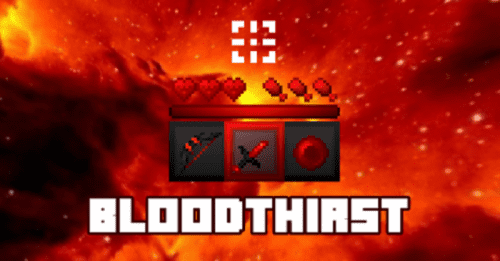 Bloodthirst [16x] Texture Pack (1.19) – MCPE/Bedrock Red PvP Pack Thumbnail