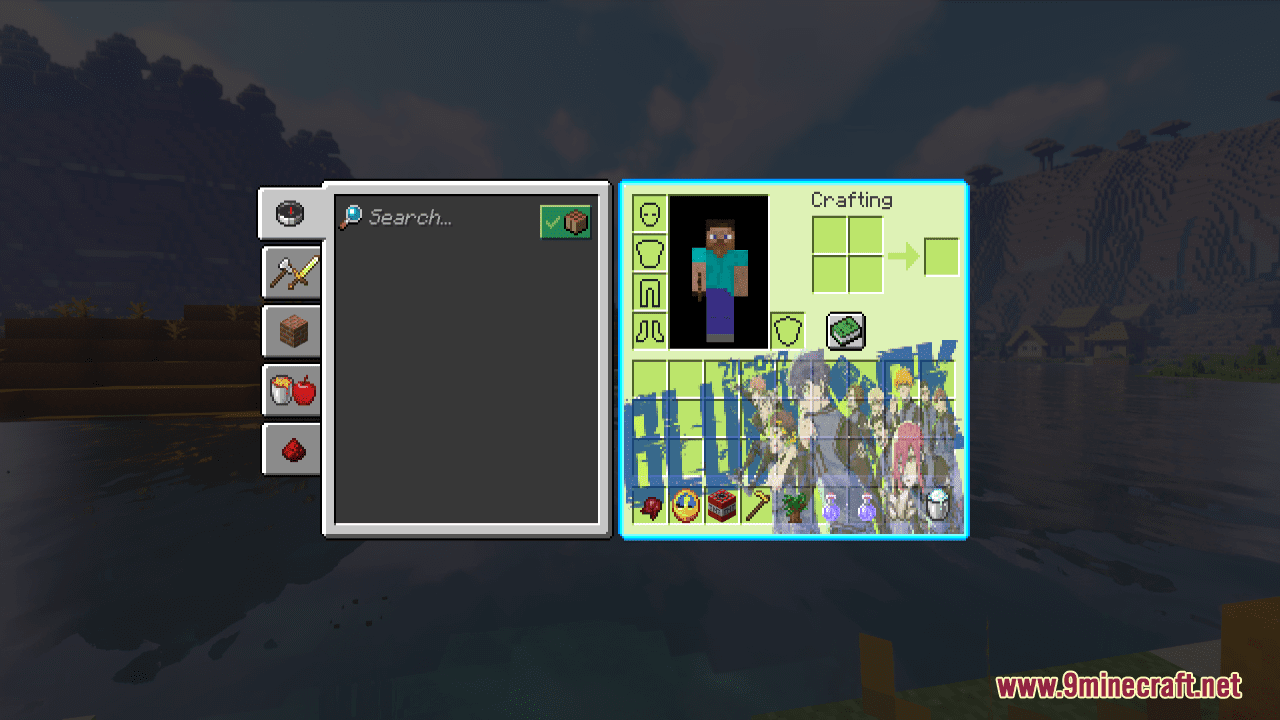 Blue Lock Custom GUI Resource Pack (1.20.6, 1.20.1) - Texture Pack 7