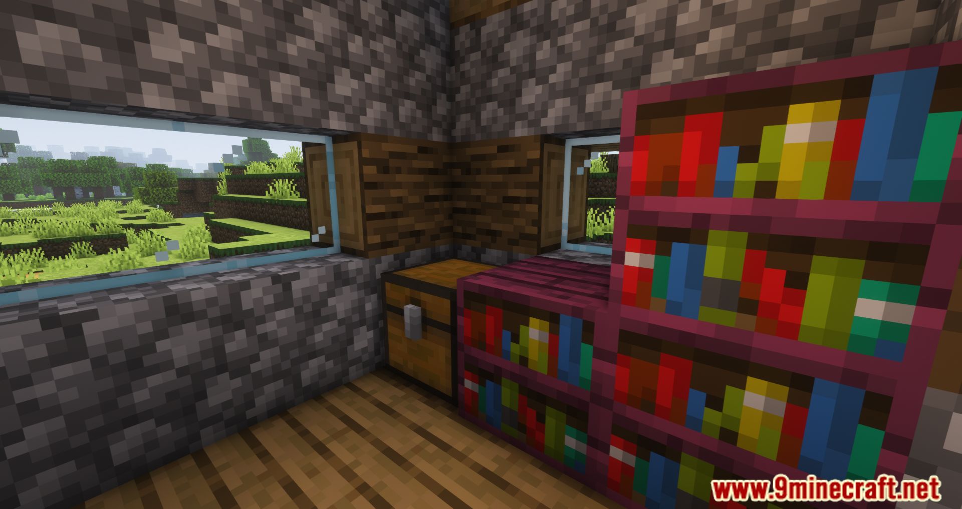 Book Shelving Mod (1.16.5) - Various Types Of Bookshelves 5