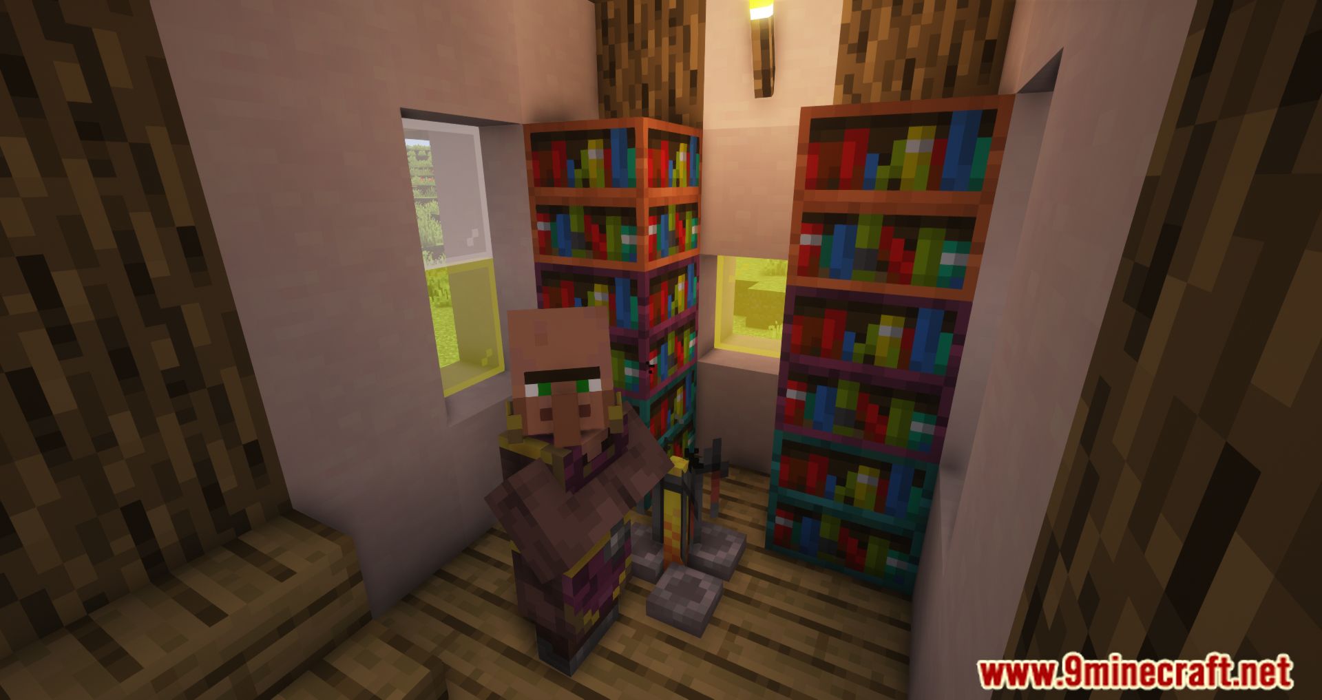 Book Shelving Mod (1.16.5) - Various Types Of Bookshelves 6