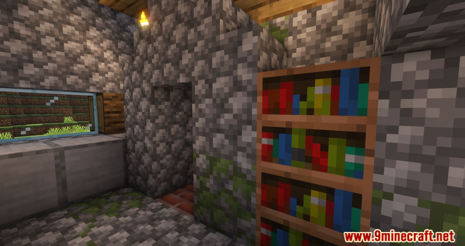 Book Shelving Mod (1.16.5) - Various Types Of Bookshelves 8