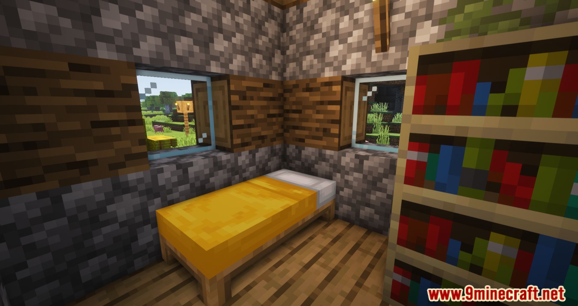 Book Shelving Mod (1.16.5) - Various Types Of Bookshelves 10