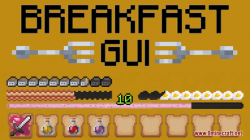 Breakfast GUI Resource Pack (1.20.6, 1.20.1) – Texture Pack Thumbnail