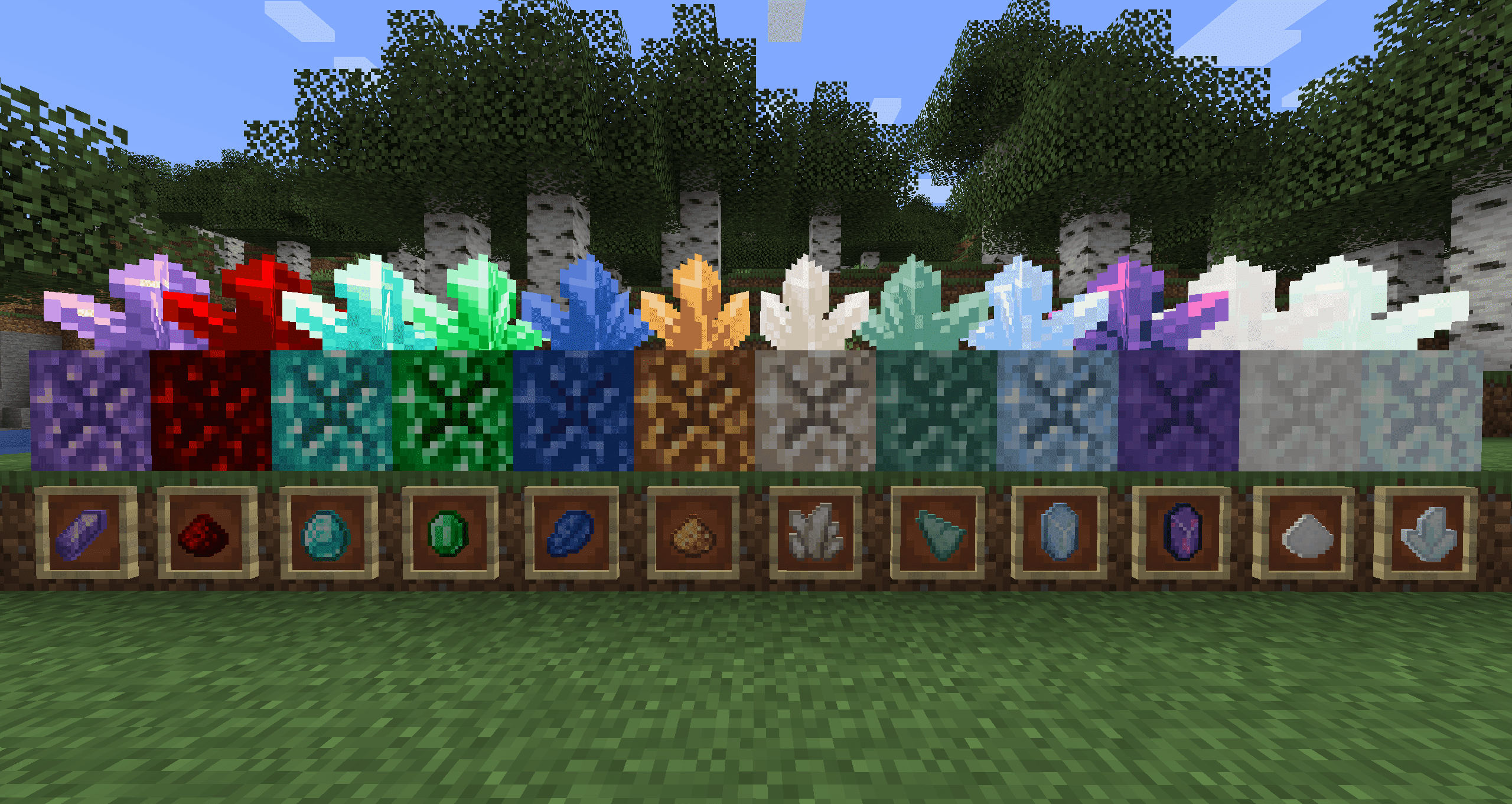 Budding Crystals Mod (1.20.1, 1.19.4) - Custom Crystals 2