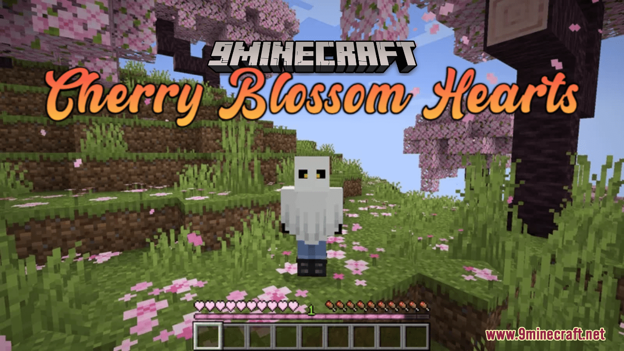 Cherry Blossom Hearts Resource Pack (1.20.6, 1.20.1) - Texture Pack 1