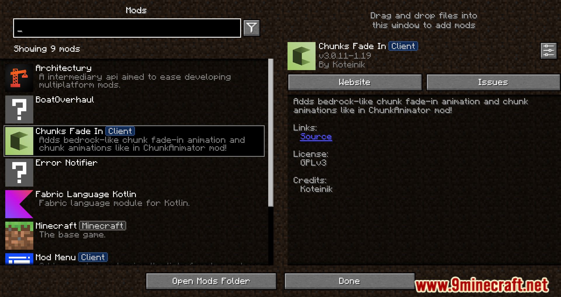 Chunks Fade In Mod (1.20.2, 1.19.4) - Fade-in Animation For Chunks 2