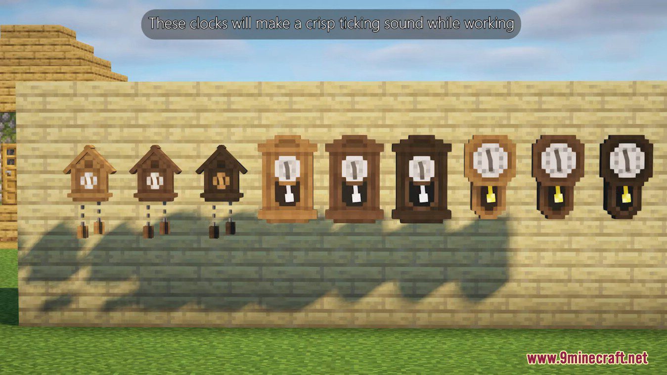 Clockwork Creations Mod (1.18.2) - Classic Wall Clock 6