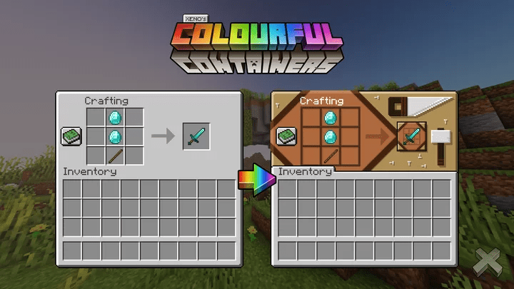 Colorful Containers GUI Pack (1.19) - Java/Bedrock 2