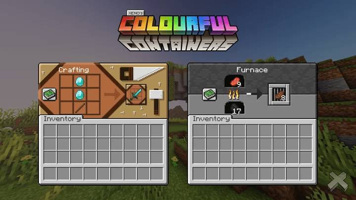 Colorful Containers GUI Pack (1.19) - Java/Bedrock 3