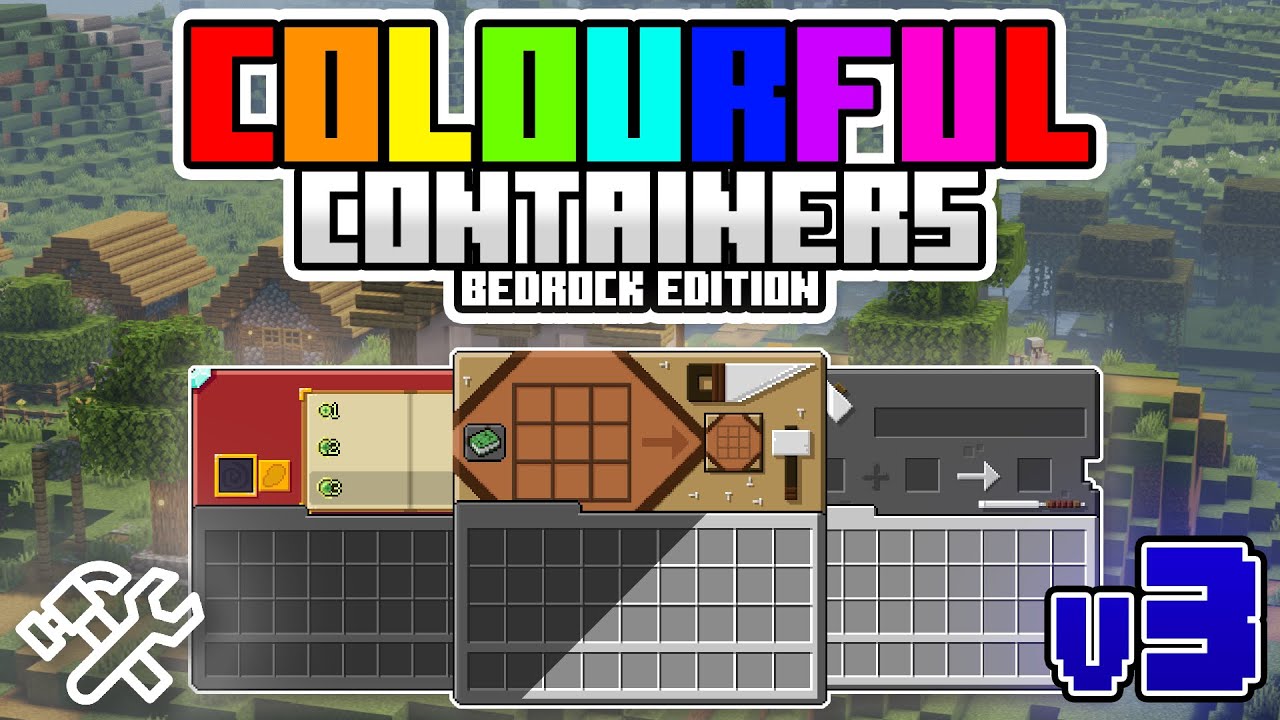 Colorful Containers GUI Pack (1.19) - Java/Bedrock 1