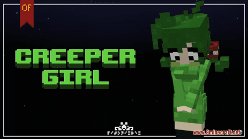 Creeper Girl Resource Pack (1.20.6, 1.20.1) – Texture Pack Thumbnail