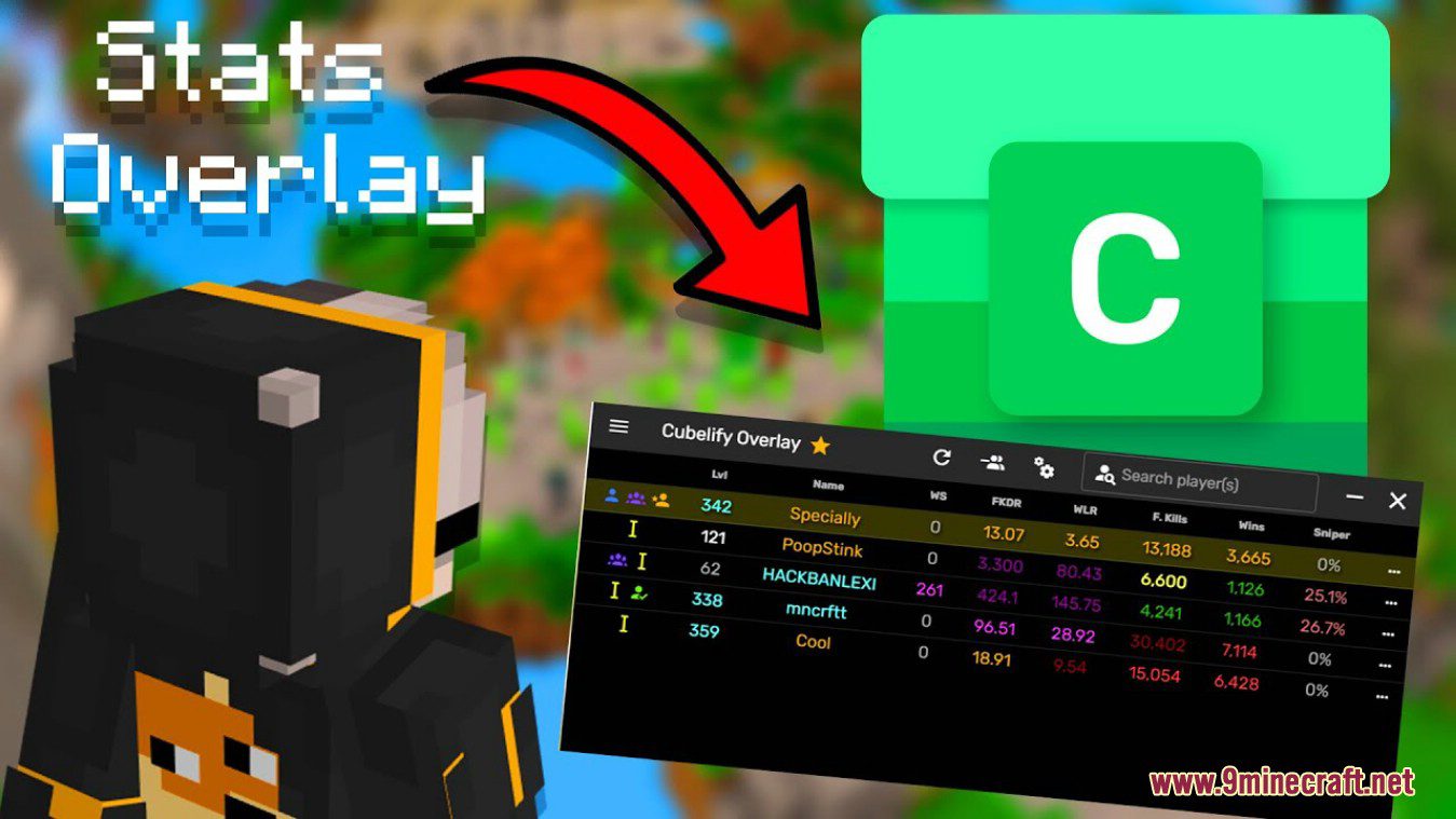 Cubelify Overlay Tool (1.8.9) - The Greatest Hypixel Stats Overlay 3