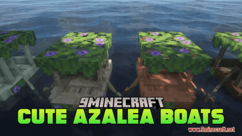 Cute Azalea Boats Resource Pack (1.20.6, 1.20.1) – Texture Pack Thumbnail