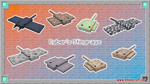 Cyber’s Stingrays Resource Pack (1.20.6, 1.20.1) – Texture Pack Thumbnail