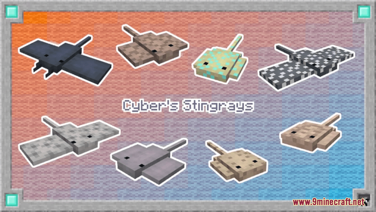 Cyber's Stingrays Resource Pack (1.20.6, 1.20.1) - Texture Pack 1