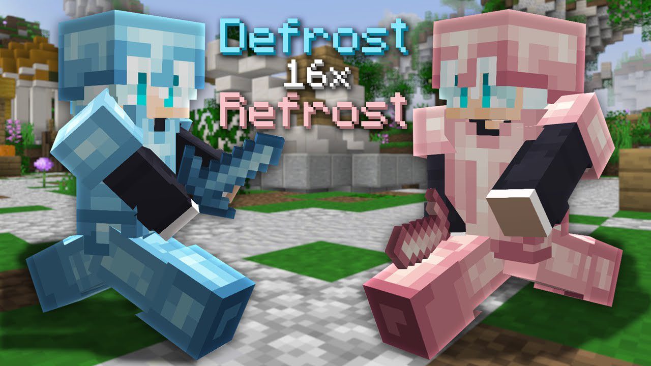 Defrost and Refrost [16x] Texture Pack (1.19) - MCPE/Bedrock PvP Pack 1
