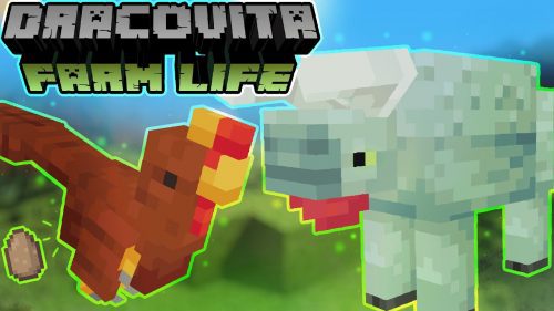 Dracovita Farm Life Mod (1.19.2, 1.18.2) – Unique and Fantastical Livestock Thumbnail