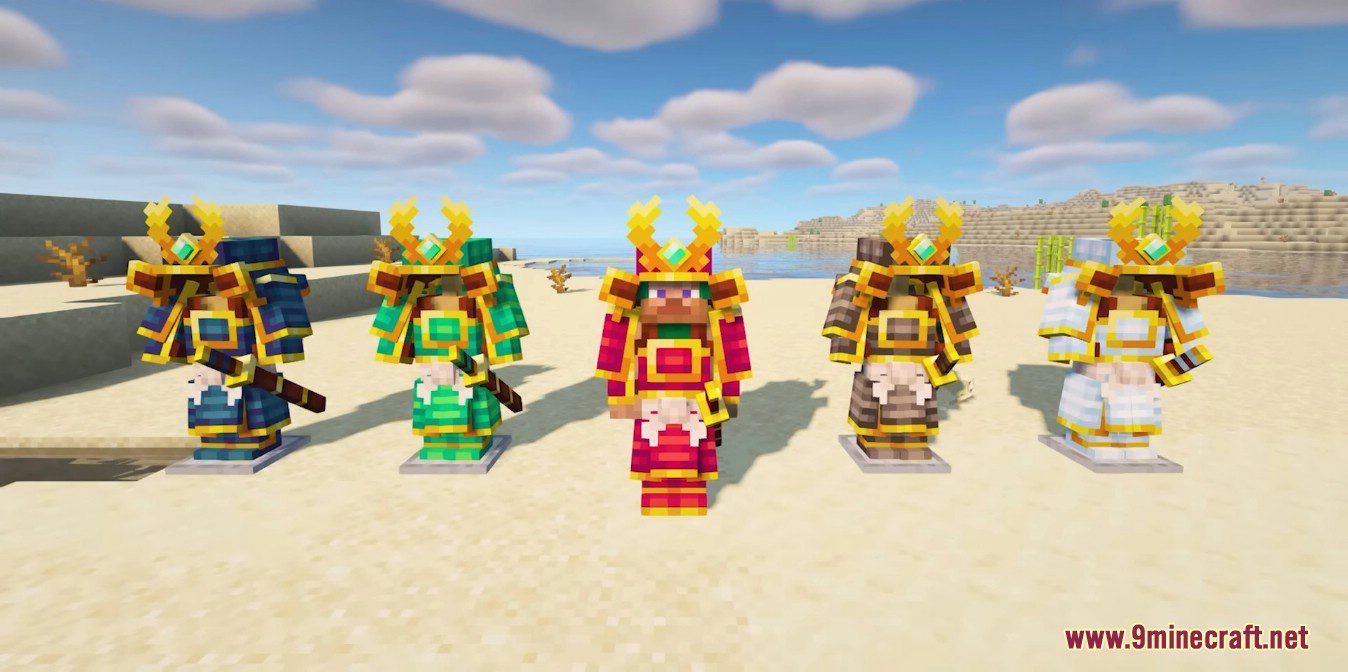 Epic Samurai's Mod (1.20.1, 1.19.2) - 3D Samurai Armor Set 4