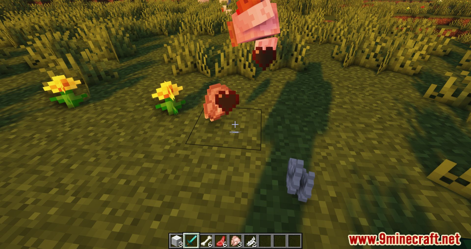 Extra Mob Drops Mod (1.19.2, 1.18.2) - Leather Drops From Pig??? 9