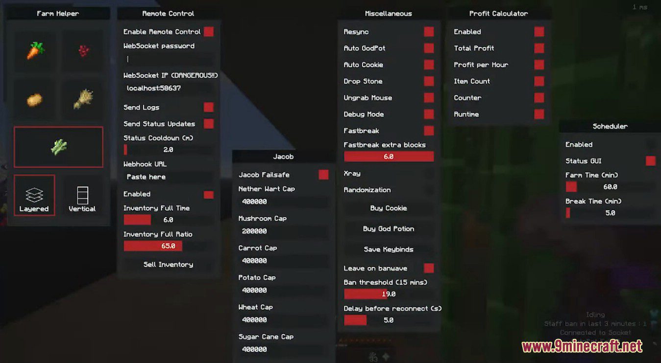 Farm Helper Mod (1.8.9) - Farming Macro for Hypixel Skyblock 4