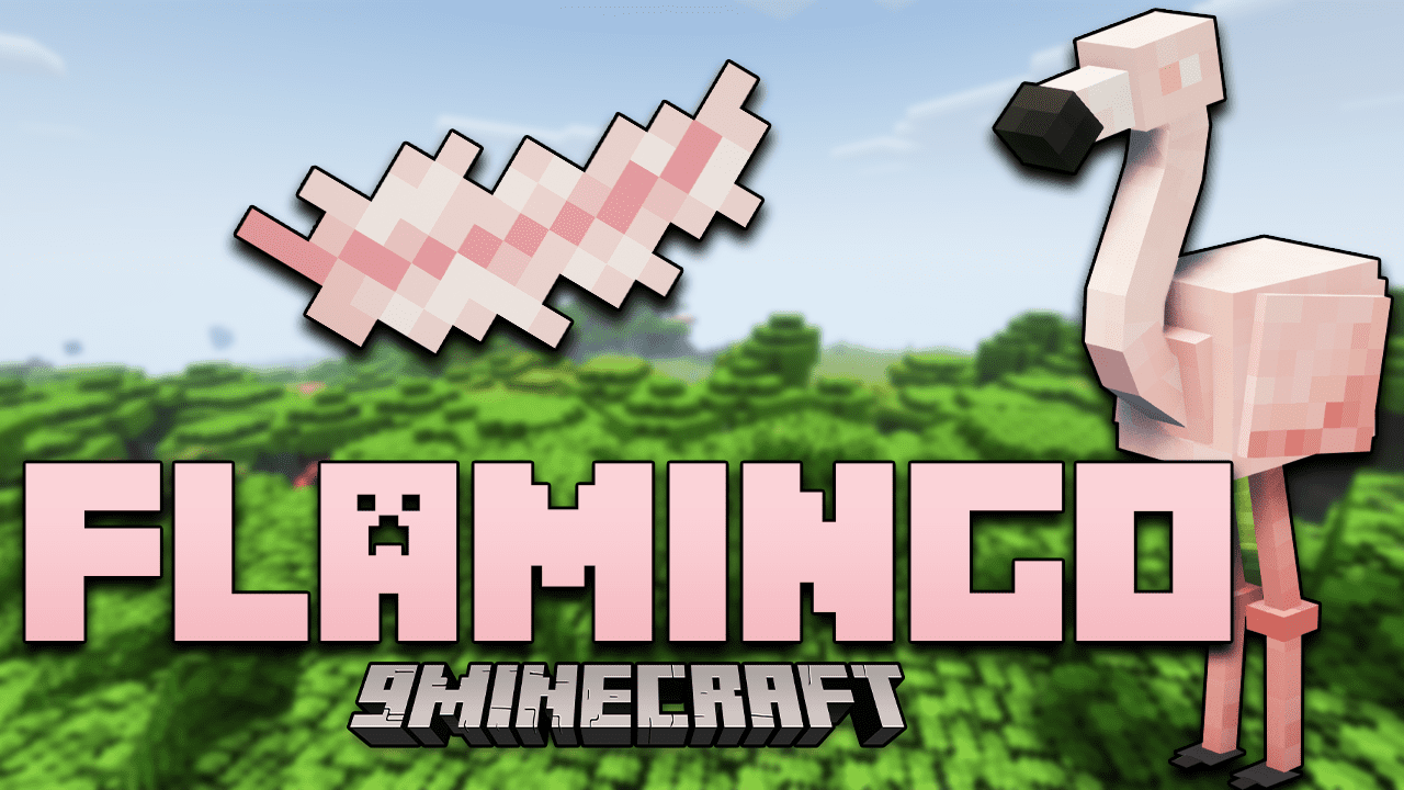 Flamingo, oh, oh, oh Mod (1.16.5, 1.15.2) - Lovely Creature With Pink Color 1