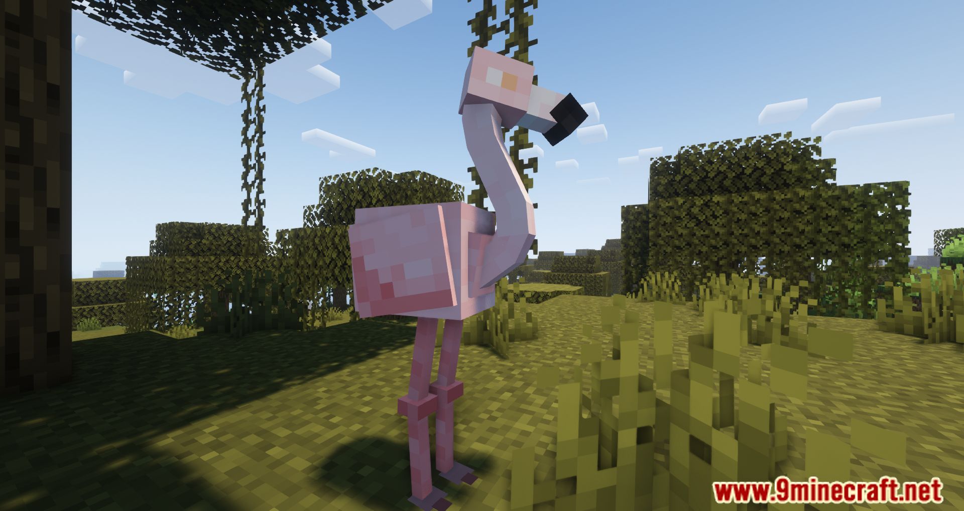 Flamingo, oh, oh, oh Mod (1.16.5, 1.15.2) - Lovely Creature With Pink Color 3