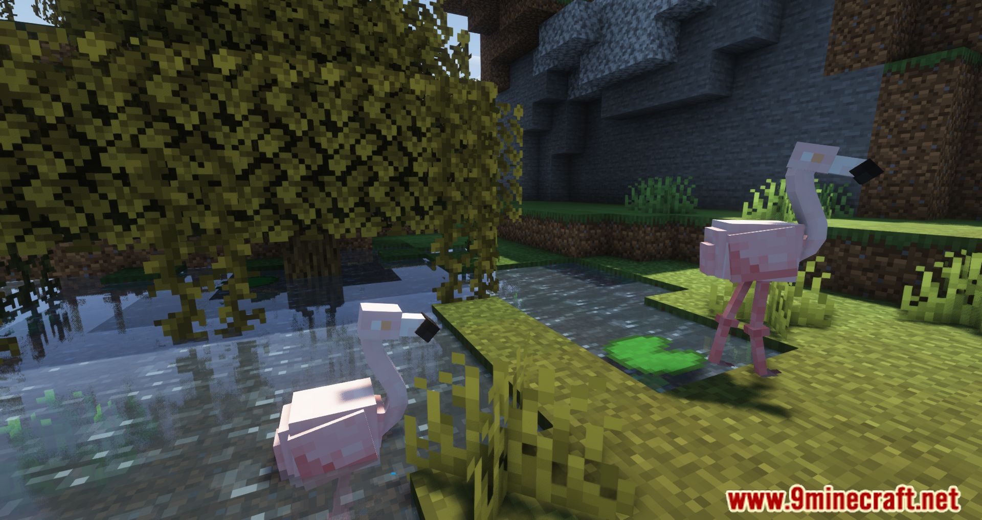 Flamingo, oh, oh, oh Mod (1.16.5, 1.15.2) - Lovely Creature With Pink Color 7