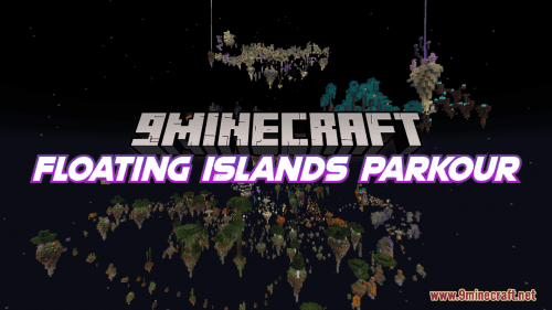 Floating Islands Parkour Map (1.20.2, 1.19.4) – Chill Out In The Night Sky Thumbnail