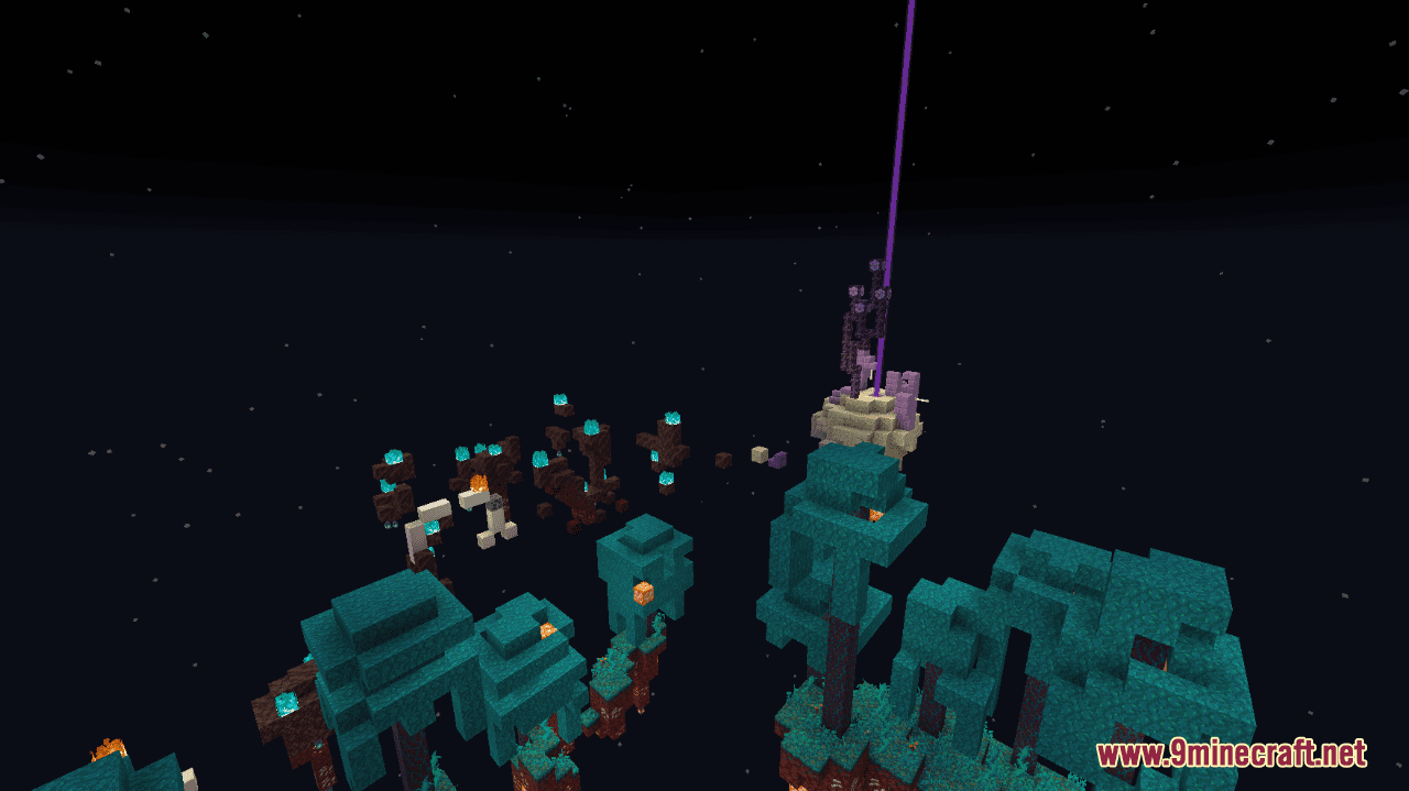 Floating Islands Parkour Map (1.20.4, 1.19.4) - Chill Out In The Night Sky 11