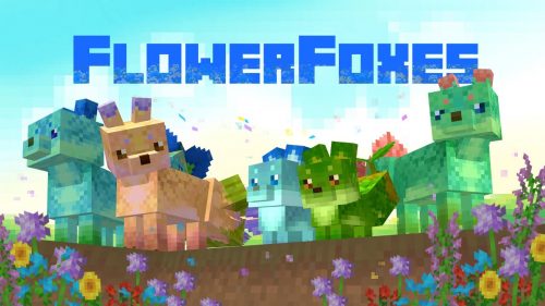 Flower Foxes Mod (1.19.2) – Cuteness Baby Fox Thumbnail