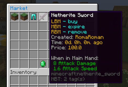 Global Player Market Plugin (1.19.4, 1.18.2) – Spigot 3