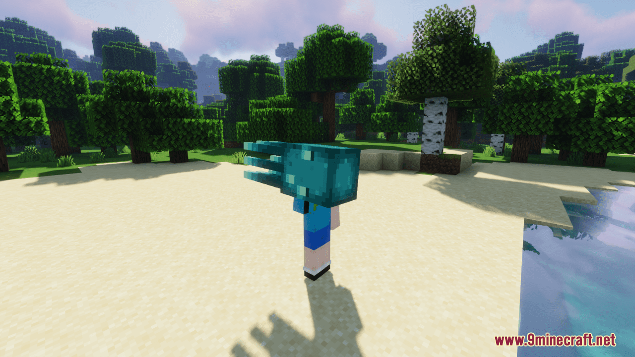 Glow Squid Trident Resource Pack (1.20.6, 1.20.1) - Texture Pack 5