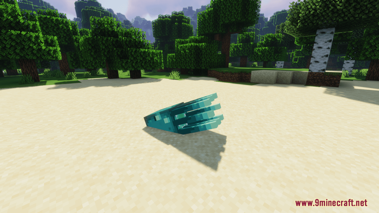 Glow Squid Trident Resource Pack (1.20.6, 1.20.1) - Texture Pack 6