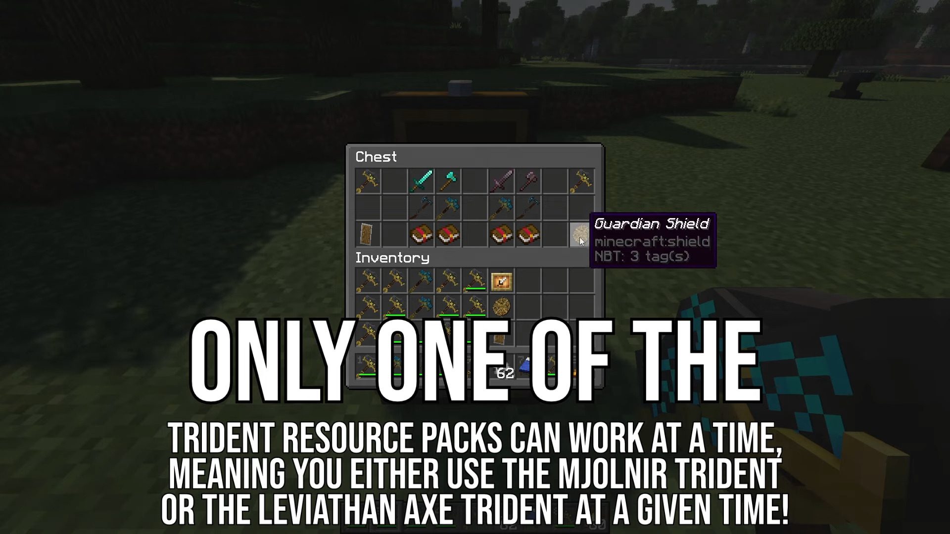 GoW Tridents Resource Pack (1.19) - MCPE/Bedrock Mod 7