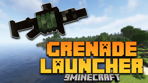 Grenade Launcher Mod (1.19.2, 1.18.2) – Grenade And The Grenade Launcher Thumbnail