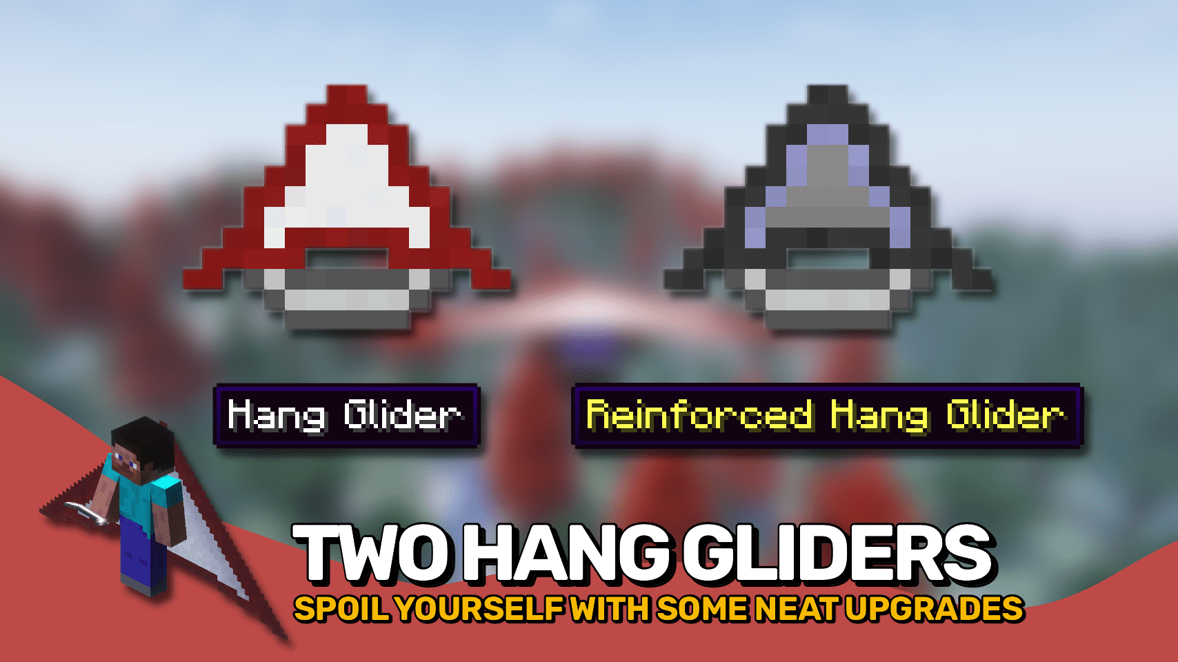 Hang Glider Mod (1.20.4, 1.19.4) - Soaring Through the Skies 2