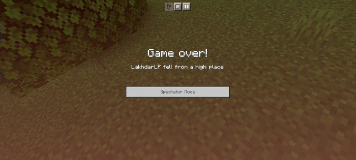 Hardcore Mode with Spectator Mode Addon (1.21, 1.20) - MCPE/Bedrock Mod 2