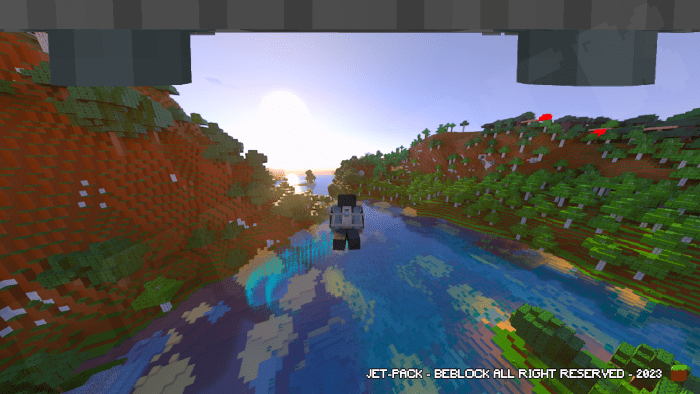 Jet-Pack Survival Addon (1.20, 1.19) - Bedrock Mod 7