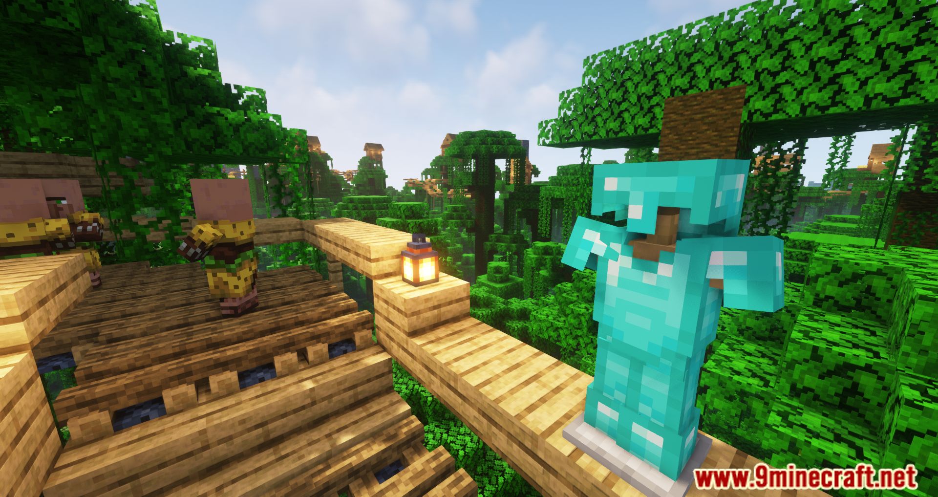 Jungle Villages Mod (1.16.5) - The Villagers Lifes In Treehouses 5