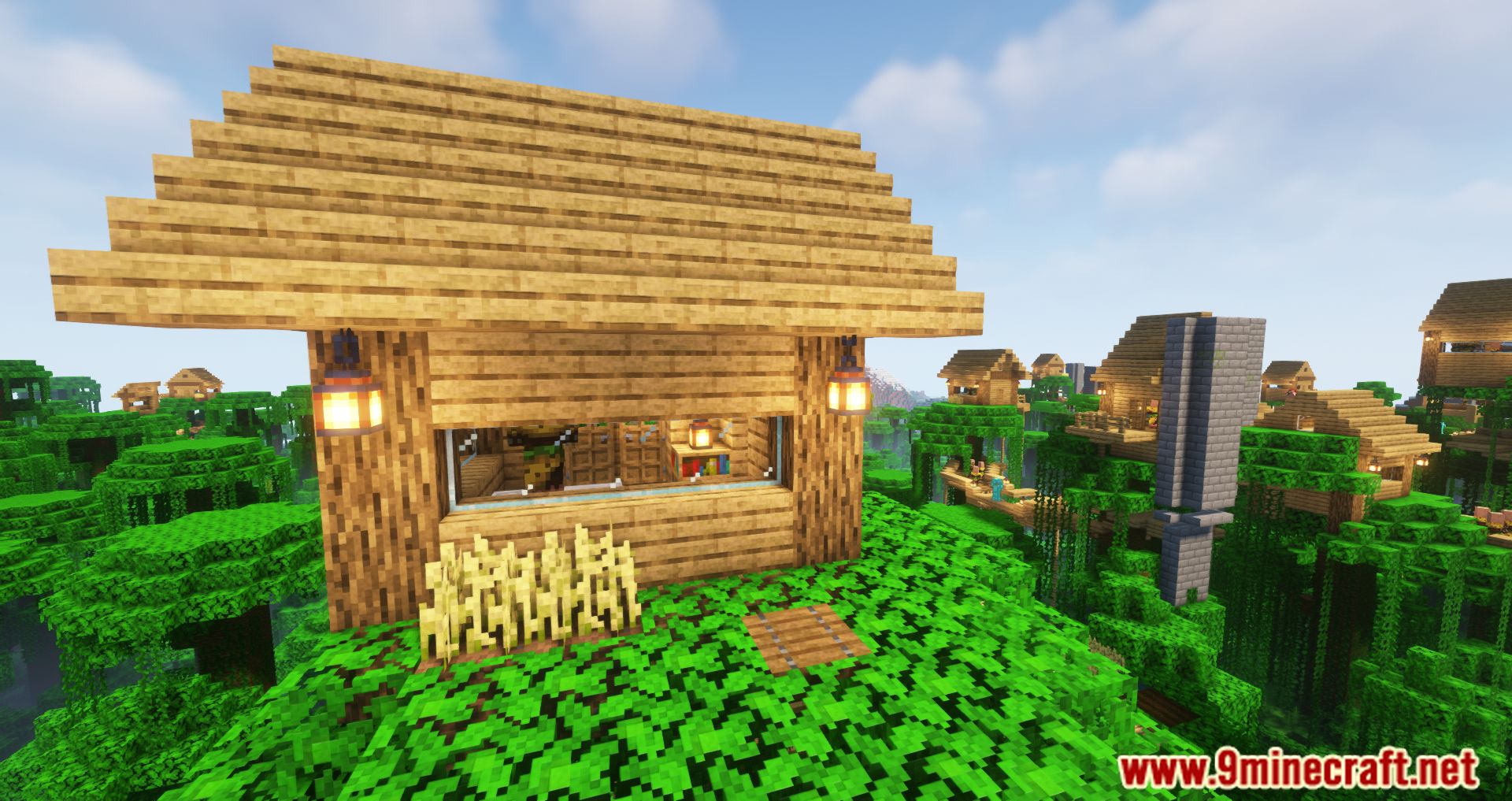 Jungle Villages Mod (1.16.5) - The Villagers Lifes In Treehouses 7