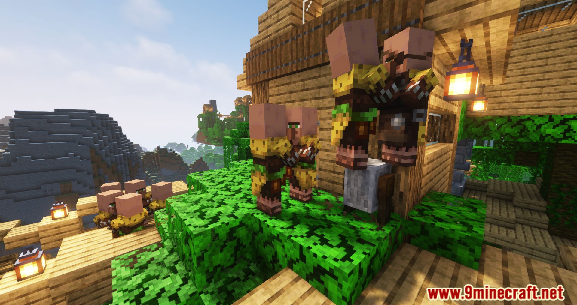 Jungle Villages Mod (1.16.5) - The Villagers Lifes In Treehouses 8