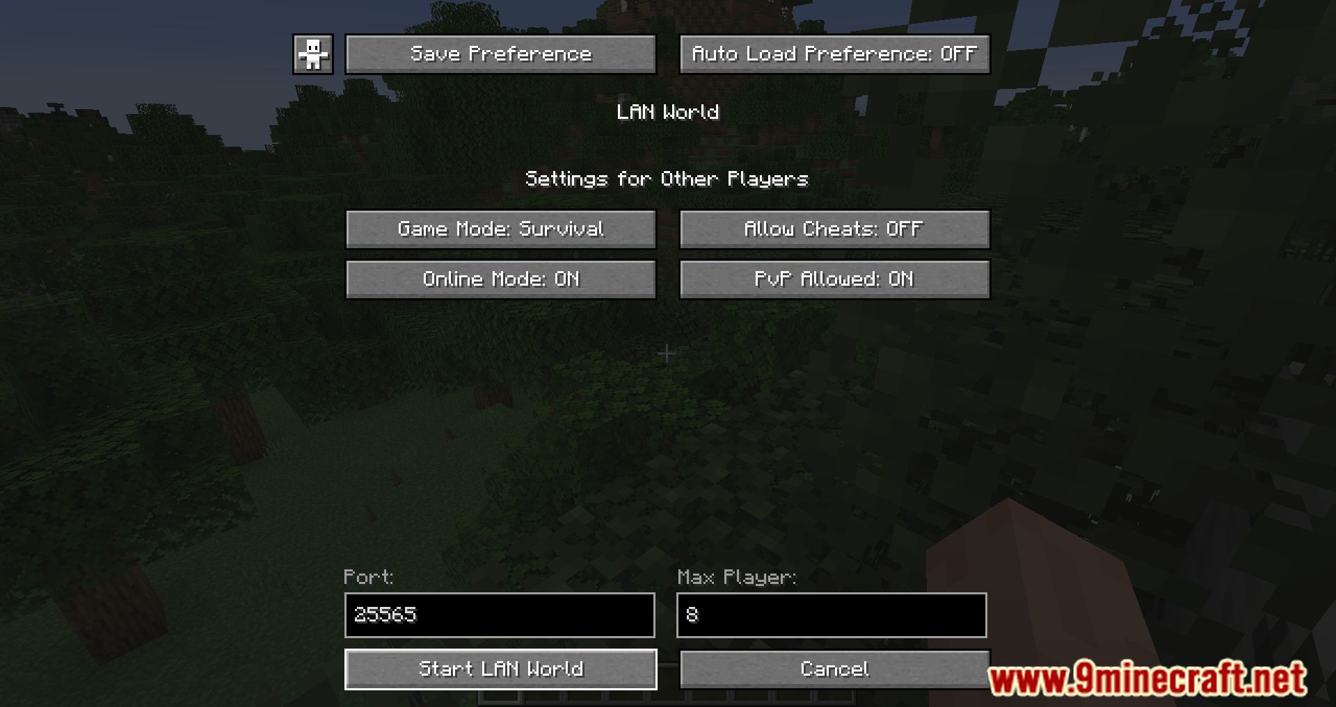 Lan Server Properties Mod (1.20.4, 1.19.4) - Allows You To Enable Or Disable PVP 7