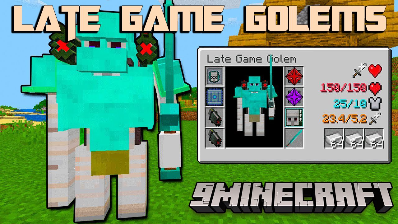 Late Game Golems Mod (1.19.4, 1.18.2) - Golem Soldier 1